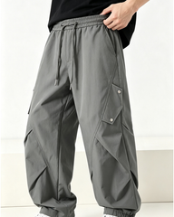 Men Tactical Cargo Parachute Pants